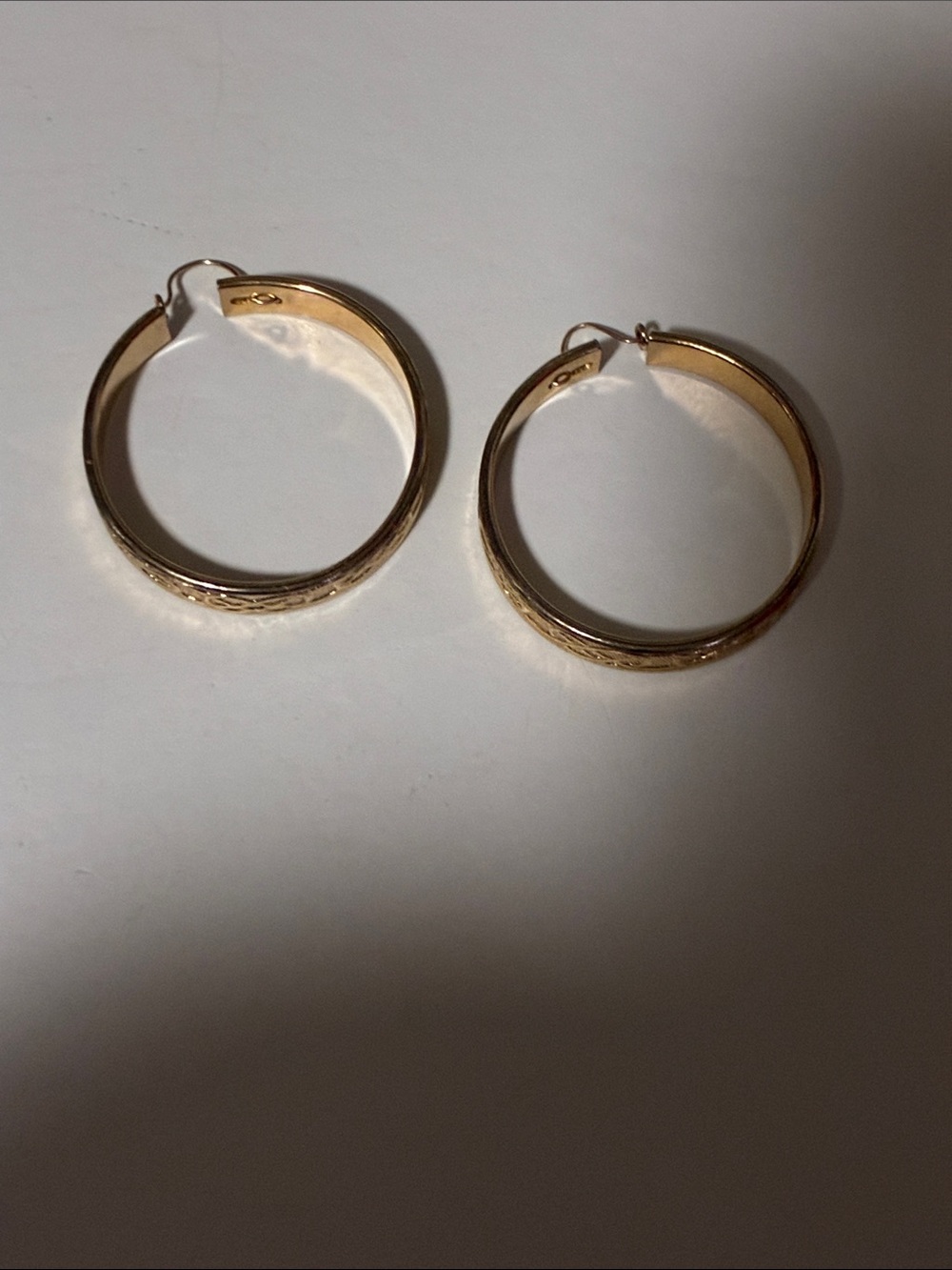 Polished Gold Hoop Earrings for Women
